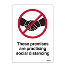 Durus Self Adhesive Decal These Premises 2 Pack