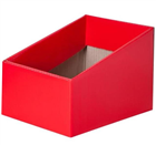 Visionchart Story Box Pack Of 5  Red