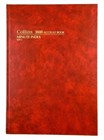 Collins Account Book 168 Page A4 Minute Hard Cover Red