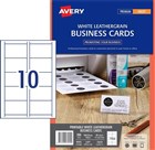 Inkjet Business Cards Ij39 Leathergrain 10Up Pk20