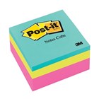 Post It Notes 2027 Memo Cube 76x76mm Pink Wave