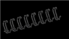 Fellowes Binding Coil 34 Loop Wire 11mm Black 100 Pack