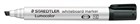 Staedtler 351 Lumocolor Whiteboard Marker Chisel Point Black 10 per Box