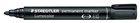 Staedtler 352 Lumocolor Permanent Marker Bullet Point Black 12 per Box