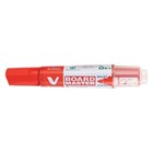 Pilot V Board Refillable Bullet Whiteboard Marker Red