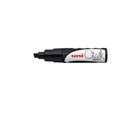 Uni Chalk Marker Chisel 8mm Black
