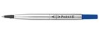 Parker Refill Rollerball 08mm Med Blue 12 per Box