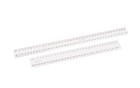 Marbig Ruler Plastic 30cm Clear