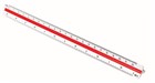 Staedtler Triangular Scale Ruler 1 20 25 50 75 100 125