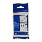 Brother HSe221 Label Roll Black on White 88x 15m