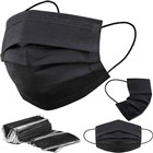 Werko Black Face Mask 3ply Pack 50