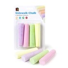 Educational Colours Chalk and Dusters Sidewalk 4pcs Fluoro