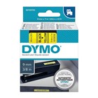 Dymo Tape Blue on Yellow 9mm x 7m Each