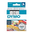 Dymo Tape Black on White 6mm x 7m Each