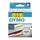 Dymo Tape Black on Yellow 19mm x 7m Each