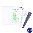 Bantex Document Wallet with Gusset Clear