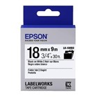 Epson Label Tape Standard 18mmx9m Black on White