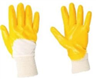 YSF Yellow Nitrile Dip Gloves Large Pair
