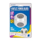 Jackson 4 Way 2 USB Block 90cm