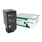 Lexmark 74C6HC0 HY Cyan Toner