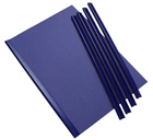 Cumberland Slide Binding Strip A4 300 x 5mm Blue Pack 25