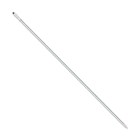 Sabco Aluminium Rib Handle White 25mm x 1450mm Each