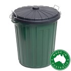 Sabco Plastic Garbage Bin Green 46L Each