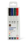Educational Colours Whiteboard and Glitter Marker Thin 4 Set