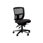 YS113 Miami II Task High Mesh Back Chair No Arms Black