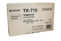 Kyocera TK715 Toner Cartridge Kit Black