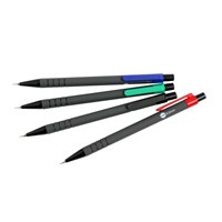 Marbig Mechanical Pencil 05mm with Eraser Assorted 12 Box