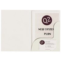 Marbig Presentation Folder A5 Gloss White 10 Pack
