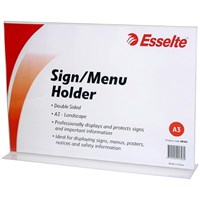 Esselte Document Holder Landscape A3 Clear