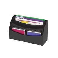 Marbig Wooden 4 Tier Desktop Organiser Black