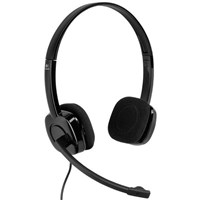 Logitech H151 Stereo Headset Adjustable w Microphone Black