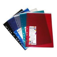 Colby Binder Pocket with Zip A4 Clear