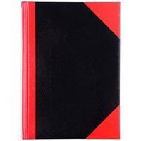 Cumberland Notebook 400 Page Red and Black A5
