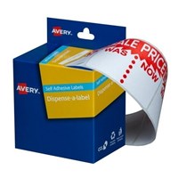 Avery Label Sale Price Was and Now Red and White 400 Pack