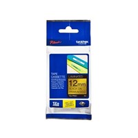 Brother Labelling Tape 12mmx8m Black on Glitter Gold