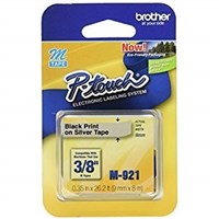 Brother Labelling Tape 9mmx8m Black on Silver