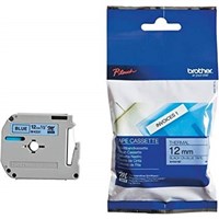 Brother MK531 Labelling Tape 12mmx8m Black on Blue