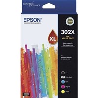 Epson 302XL High Yield Ink Cartirdge 5 Colour Value Pack