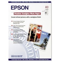 Epson Paper 20 Sheets Semi Gloss Paper A3