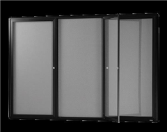 VisionChart Be noticed 3Hinged Door Pinnable Black