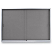 VisionChart Noticecase Sliding Door Velour 1800x1200mm