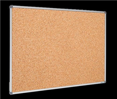 VisionChart Pinboard Cork Aluminium Frame 1800x1200mm
