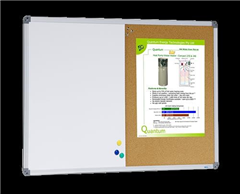 VisionChart Whiteboard and Corkboard Combination 1200x900mm