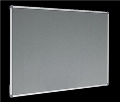 VisionChart Wool Felt Pinboard 1500x1200mm Grey