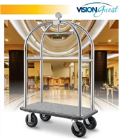 VisionChart Trolley Brushed Marine Grade 1120x610x1910mm