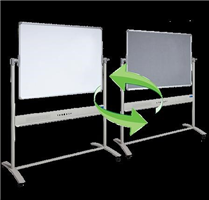 VisionChart Whiteboard Pinboard Combo Mobile 1200x900mm